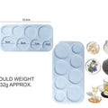 8 Cavity Round Agate Coaster Mould