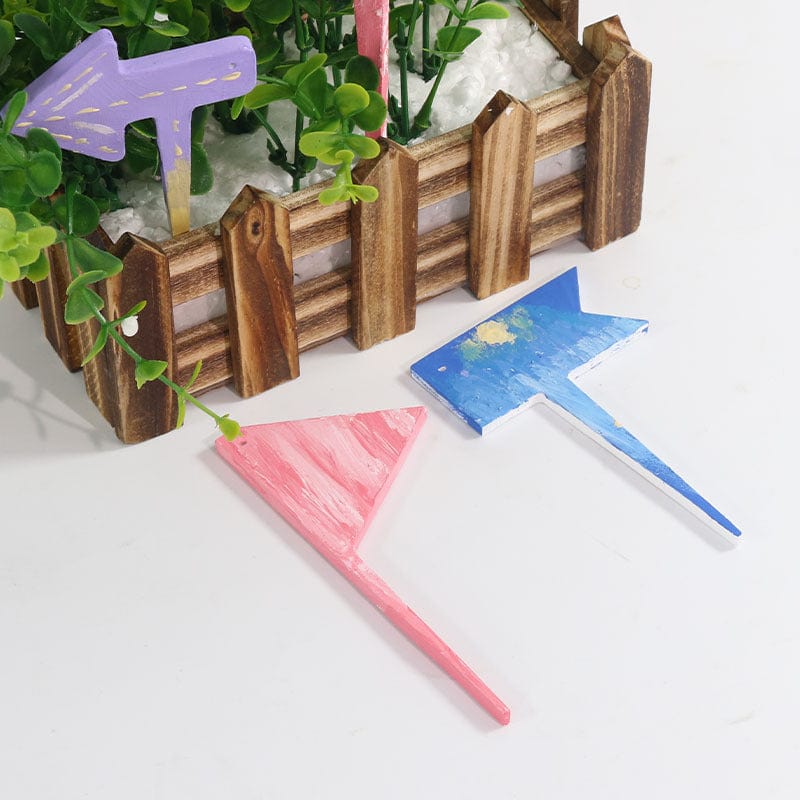 6 Cavity Sign Board & Cake Topper Mould