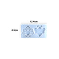 2 Cavity Honeybee Keychain ,Pendant & Clip Mould