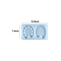 2 Cavity Colour Pallette Keychain ,Pendant & Clip Mould
