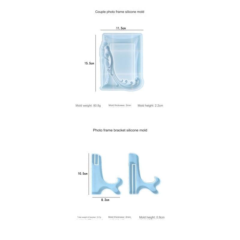Couple Photo Frame With Stand Mould