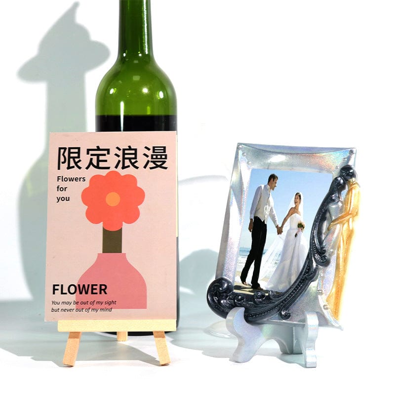 Couple Photo Frame With Stand Mould