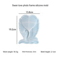 Swan Love Photo Frame Mould