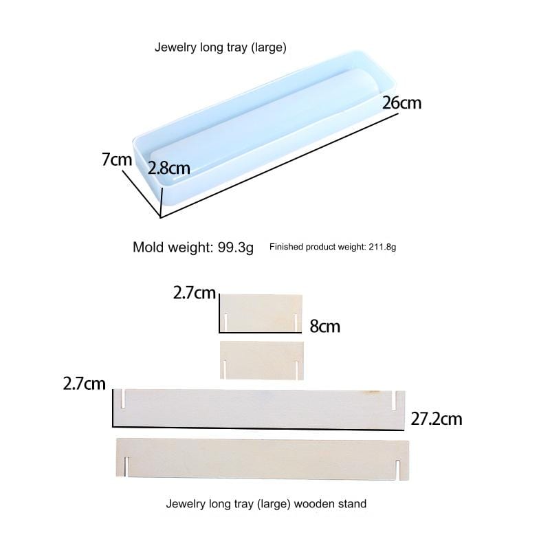 10" Long Jewellery Tray Mould