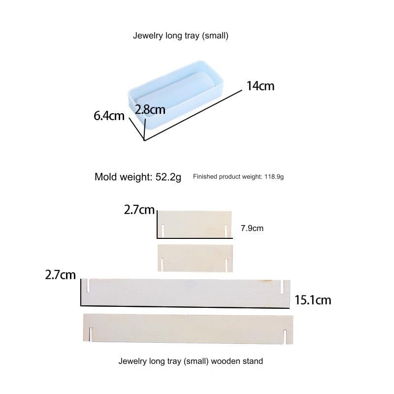 6" Long Jewellery Tray Mould