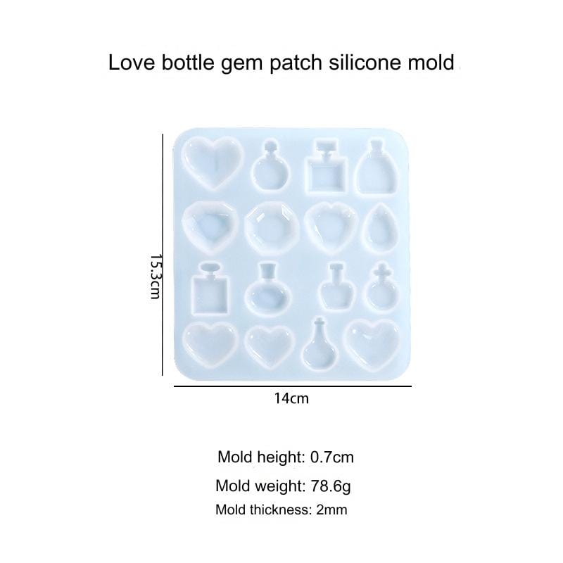 16 Cavity Recasting & Jewellery & Pendant Mould