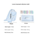 Love With Hanging Heart Photo Frame