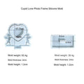 Cupid With Hanging Heart & Stand Photo Frame Mould