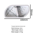 2 Cavity Triangular Watermelon Slice Soap & Candle Mould