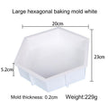 8" x 9" Hexagon 50mm Deep Casting Mould