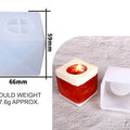 Medium Diamond Cut Tea Light Candle Holder Mould