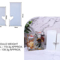 2 In 1 Half Heart Tea Light Candle Holder Mould