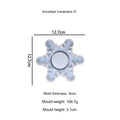 Snowflakes Tea Light Holder 01