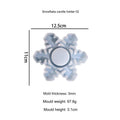 Snowflakes Tea Light Holder 02