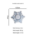 Snowflakes Tea Light Holder 03