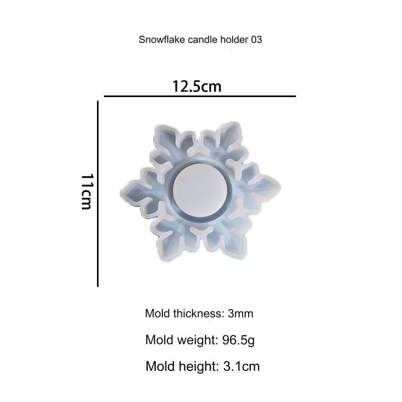 Snowflakes Tea Light Holder 03