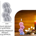 4 Daisy Flower Candle Mould