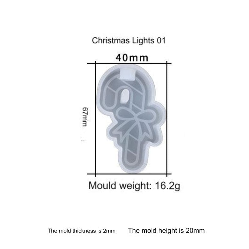 Christmas Candy Stick For Hanging Light & Decoration Mould