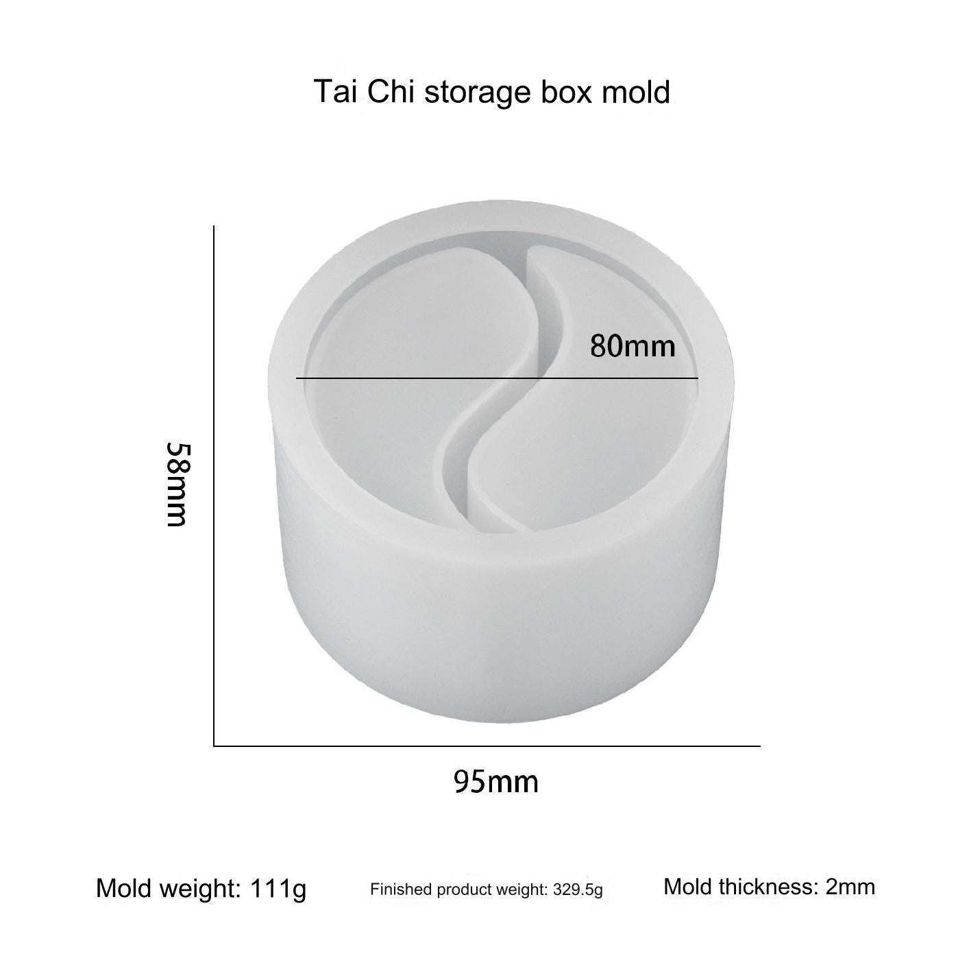 Tai Chi (Feng Shui) Bowl & Candle Mould