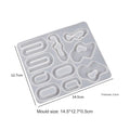 10 Cavity Keychain And Jewellery Mould