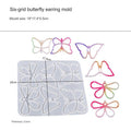 6 Cavity Butterfly Mould