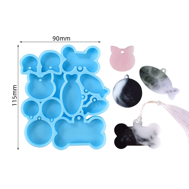 11 Cavity Keychain & Pendant Mould