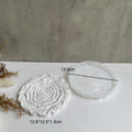Rose Flower Coaster Mould.