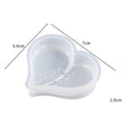 Rubbing Stitching Patching Heart Shaped Keychain & Pendant Mould