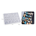 29 Cavity Funky Style Alphabet Latter Mould