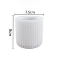 Stripe Pattern Succulent Flower Pot Mould