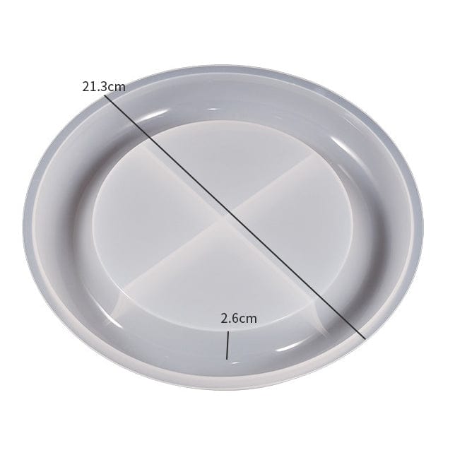 Dish Jewellery Round Tray Coaster Mould