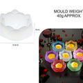 Lotus Flower Bowl & Tea Light Candle Stand Mould