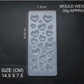 Multy Cavity Heart Mould