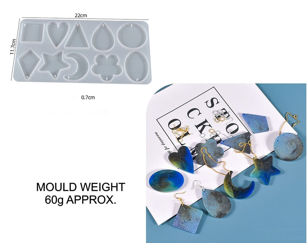 10 Cavity Pendant & Jewellery Mould
