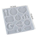 17 Cavity Pendant & Keychain Mould