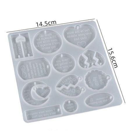 17 Cavity Pendant & Keychain Mould