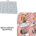 17 Cavity Pendant & Keychain Mould