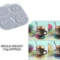 4 Cavity Designer Coaster Mould