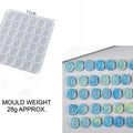 Alphabet & Number Oval Keychain Mould