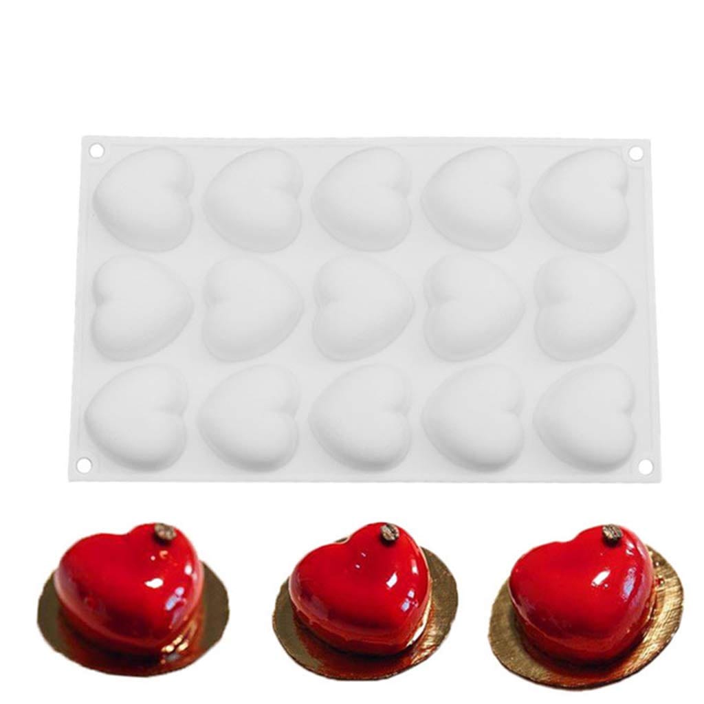 15 Cavity Love Heart Shape Mould