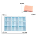 9 Cavity Recangle Silicon Mould