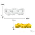 3 Hole Cloud Candle Holder Mould