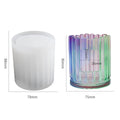 Striped Cylindrical Pen Holder Mould