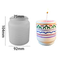 Texture Jar Storage, Planter & Candle Holder Mould