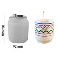 Texture Jar Storage, Planter & Candle Holder Mould