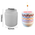 Texture Jar Storage, Planter & Candle Holder Mould