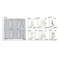 6 Cavity Christmas Tree Decoration Element Mould