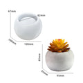 Round Flower Pot & Candle Holder Mould