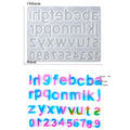 26 Lowercase Alphabet Letter Keychain Mould