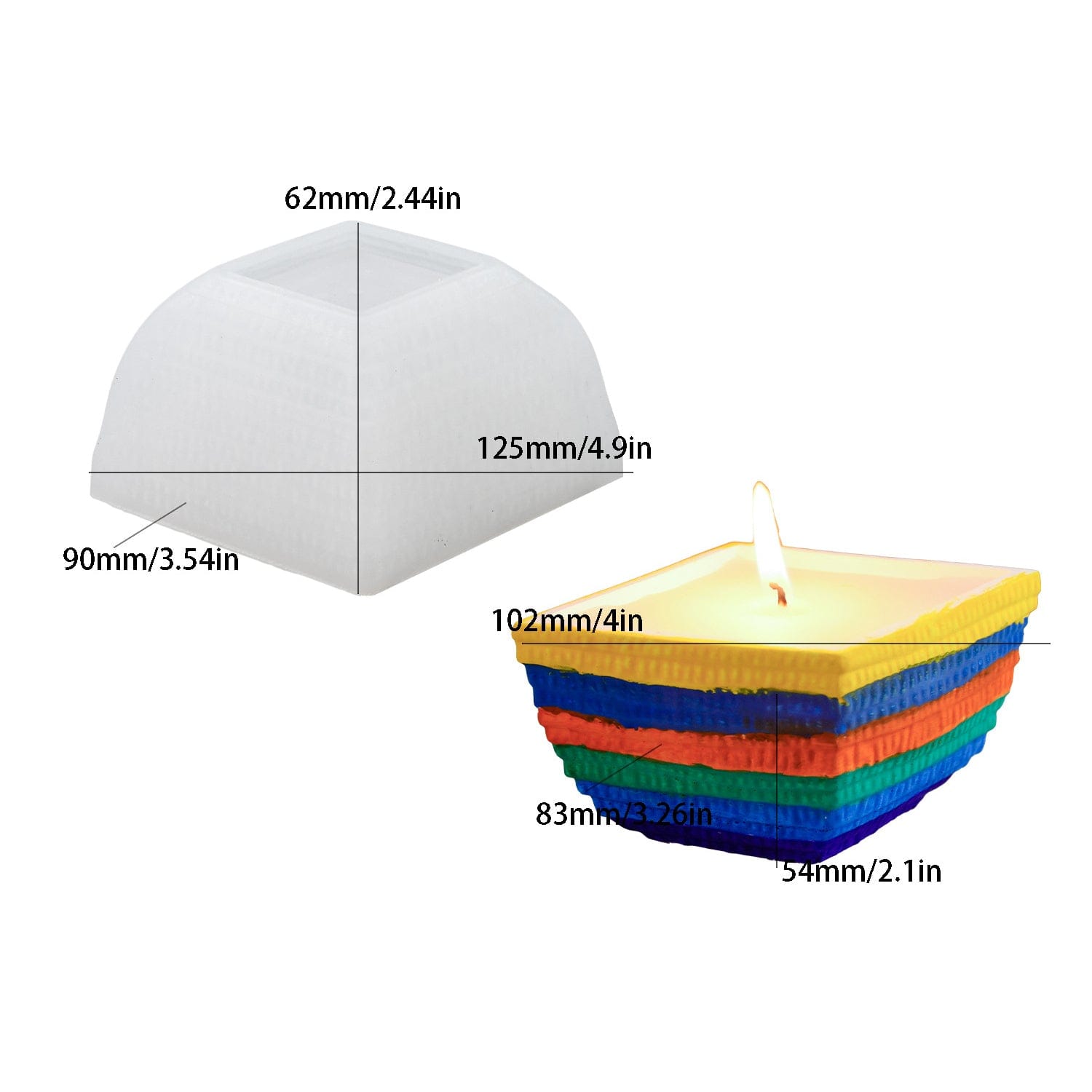 Diamond Clay Bowl Mould